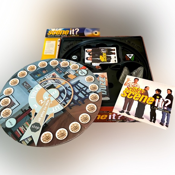 Deluxe Seinfeld Scene It? DVD Game in commemorative tin George Elaine Kramer Fun - Picture 2 of 3